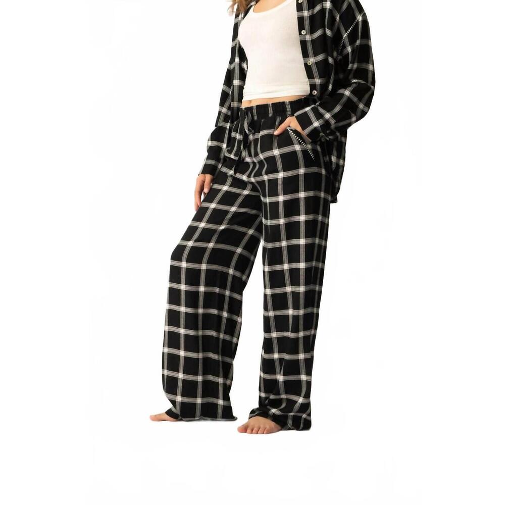 NEW PJ SALVAGE cozy & chic pants in black - Picture 3 of 4